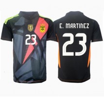 Argentyna Emiliano Martinez #23 Bramkarskie Koszulka Podstawowa Copa America 2024 Krótki Rękaw